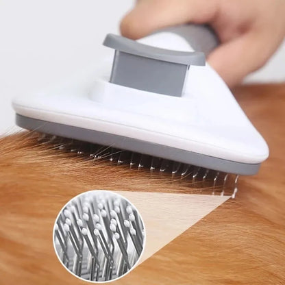 Effortless Grooming: Self-Cleaning Pet Brush and Comb