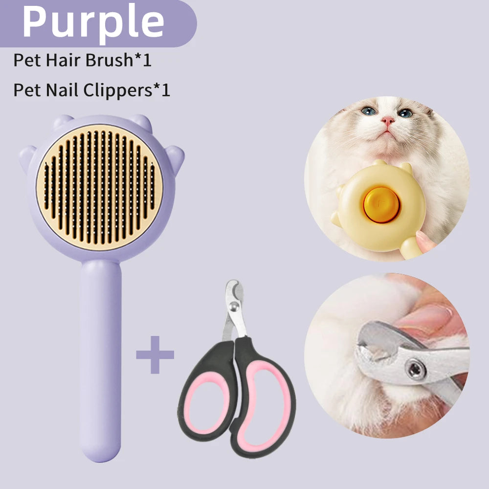 Magic Care Combo: Pet Grooming Needle Brush