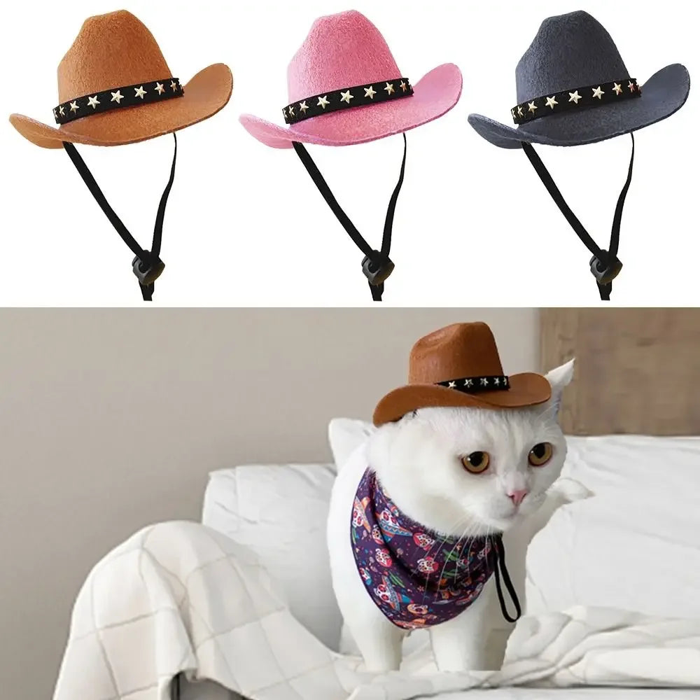 Sombrero de vaquero británico para mascotas